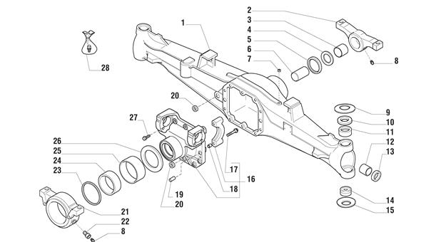 Carraro Axle Drawing for 141620, page 3