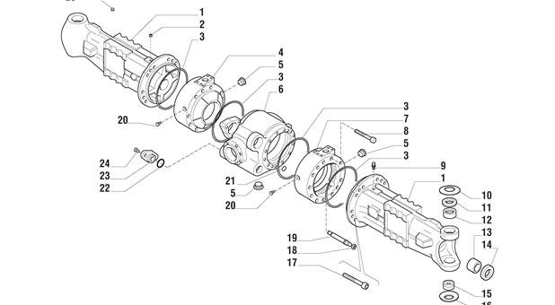 Carraro Axle Drawing for 141745, page 3