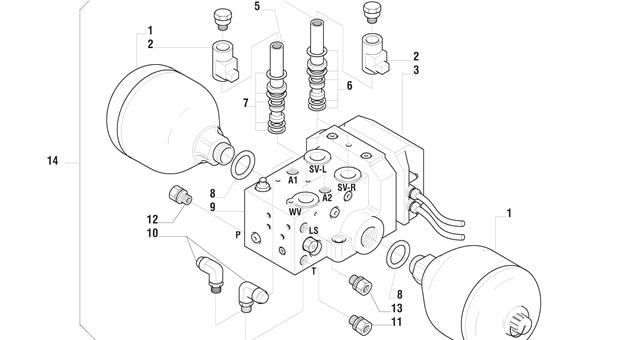 Carraro Axle Drawing for 141758, page 14