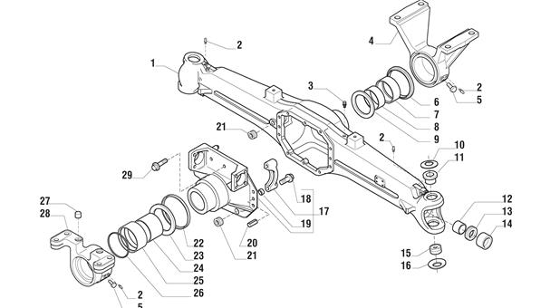 Carraro Axle Drawing for 141791, page 3