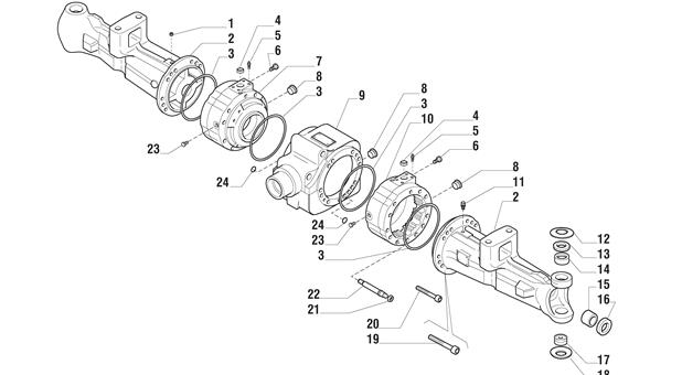 Carraro Axle Drawing for 141797, page 3