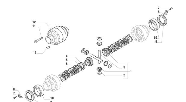 Carraro Axle Drawing for 141820, page 5