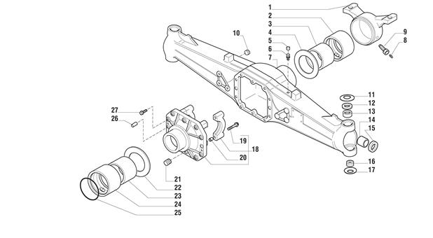 Carraro Axle Drawing for 142028, page 3