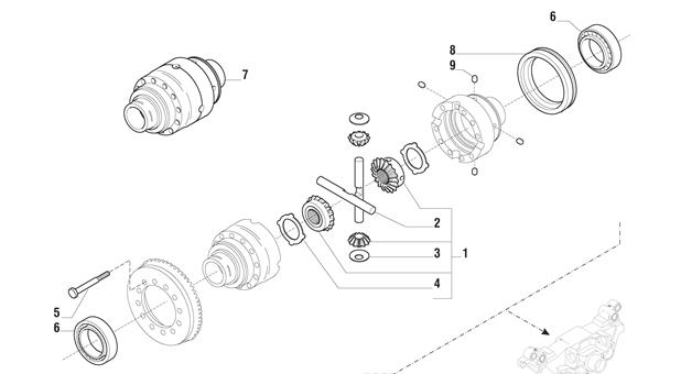 Carraro Axle Drawing for 142119, page 10