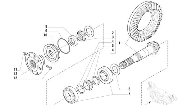 Carraro Axle Drawing for 142119, page 9