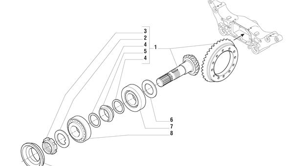 Carraro Axle Drawing for 142120, page 9