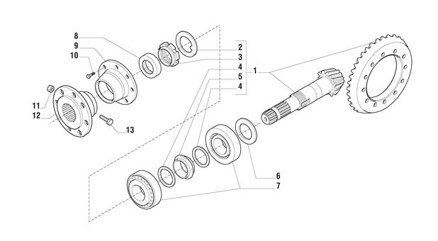 Carraro Axle Drawing for 142133, page 4