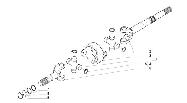 Carraro Axle Drawing for 142200, page 8