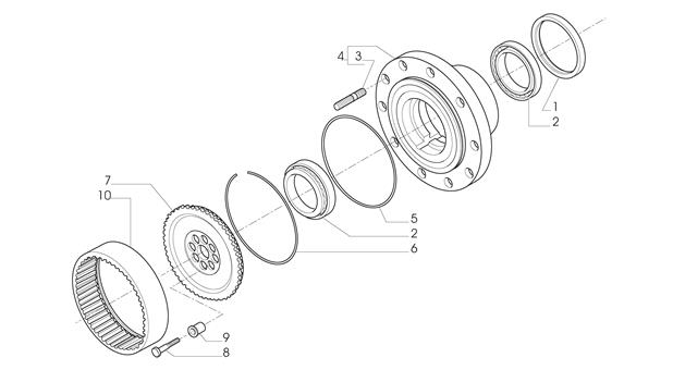 Carraro Axle Drawing for 142254, page 10