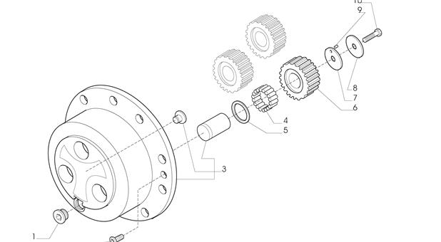 Carraro Axle Drawing for 142254, page 11