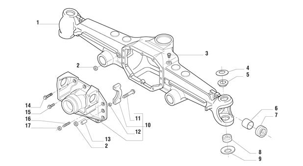 Carraro Axle Drawing for 142255, page 3