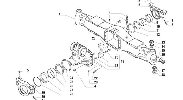 Carraro Axle Drawing for 142335, page 3