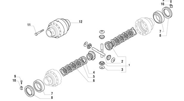 Carraro Axle Drawing for 142355, page 6