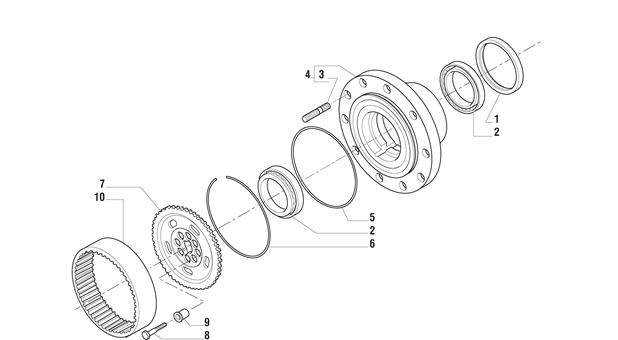 Carraro Axle Drawing for 142387, page 8