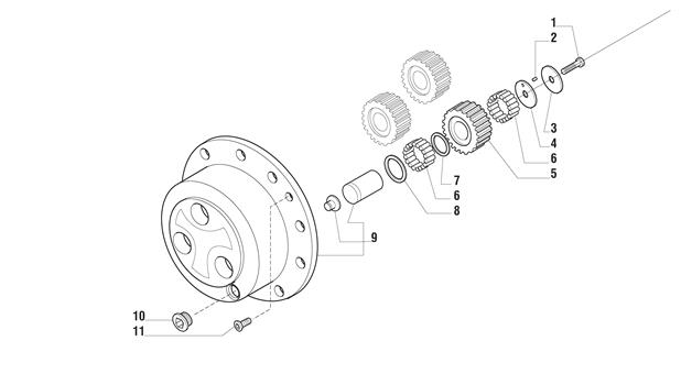 Carraro Axle Drawing for 142827, page 11