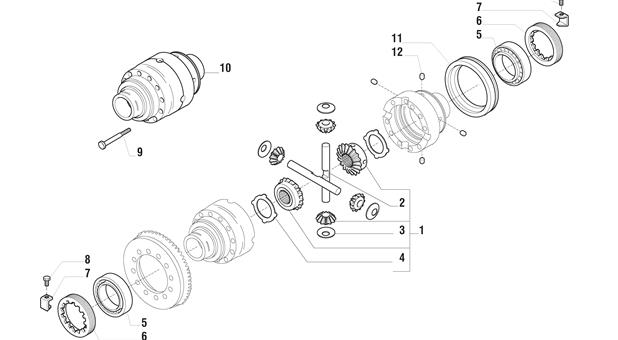 Carraro Axle Drawing for 142900, page 6