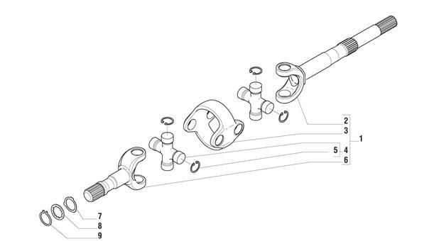 Carraro Axle Drawing for 142900, page 8