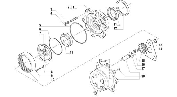 Carraro Axle Drawing for 142900, page 9