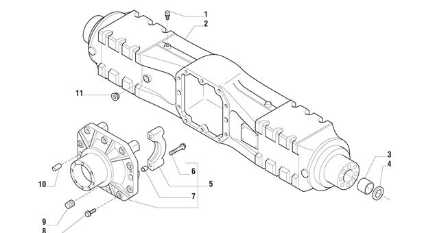 Carraro Axle Drawing for 142953, page 3