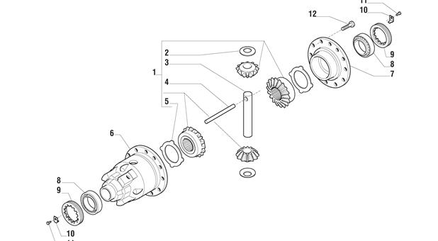 Carraro Axle Drawing for 143010, page 6