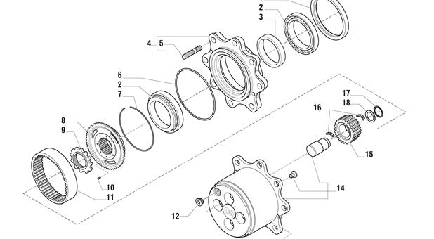 Carraro Axle Drawing for 143010, page 8