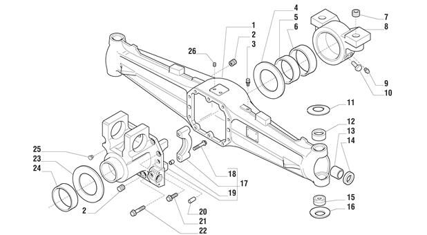 Carraro Axle Drawing for 143279, page 3