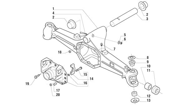 Carraro Axle Drawing for 143340, page 3