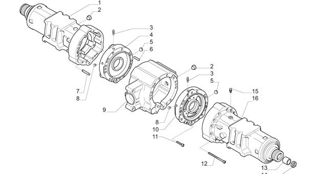 Carraro Axle Drawing for 143427, page 3