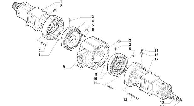 Carraro Axle Drawing for 143427, page 3