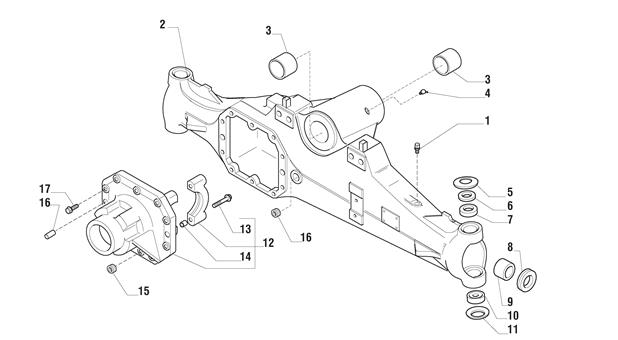 Carraro Axle Drawing for 143439, page 3