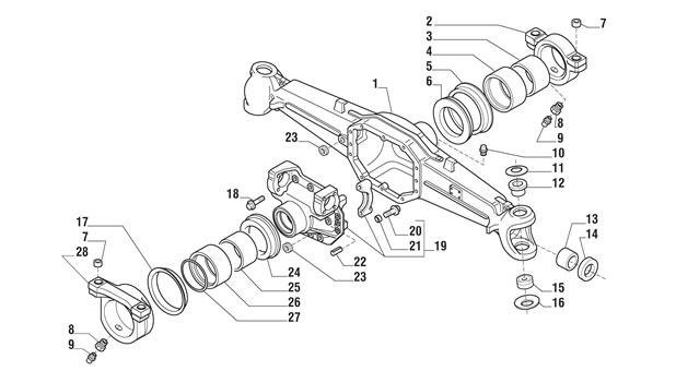 Carraro Axle Drawing for 143605, page 3