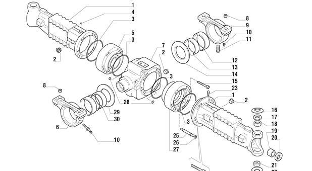 Carraro Axle Drawing for 143690, page 3