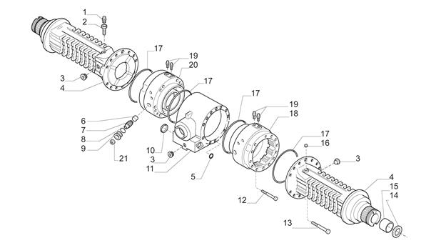 Carraro Axle Drawing for 143694, page 3