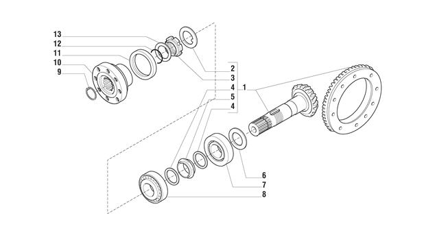 Carraro Axle Drawing for 143694, page 4