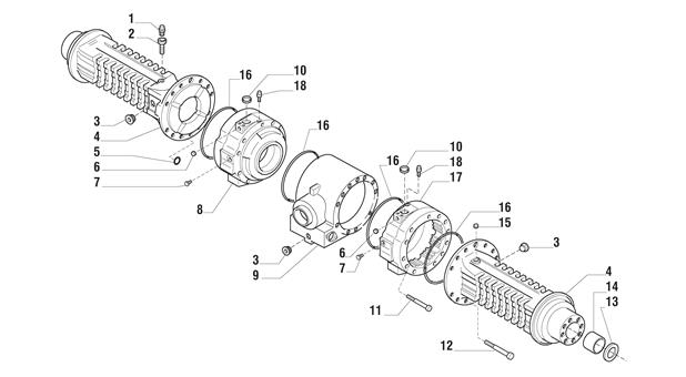 Carraro Axle Drawing for 143695, page 3