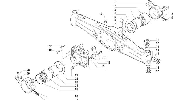 Carraro Axle Drawing for 143800, page 3