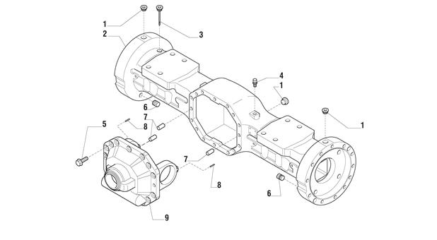 Carraro Axle Drawing for 143840, page 3