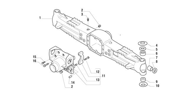 Carraro Axle Drawing for 143987, page 3