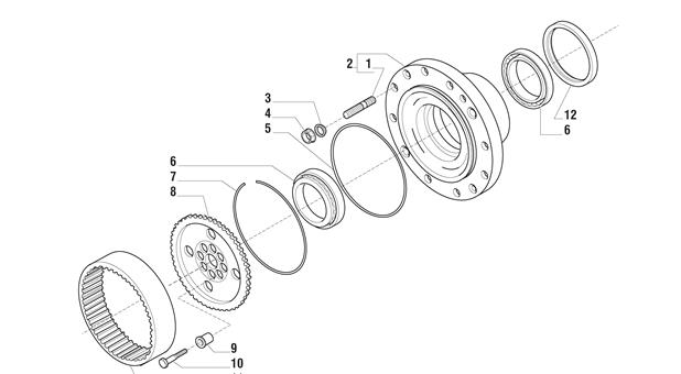 Carraro Axle Drawing for 144168, page 10