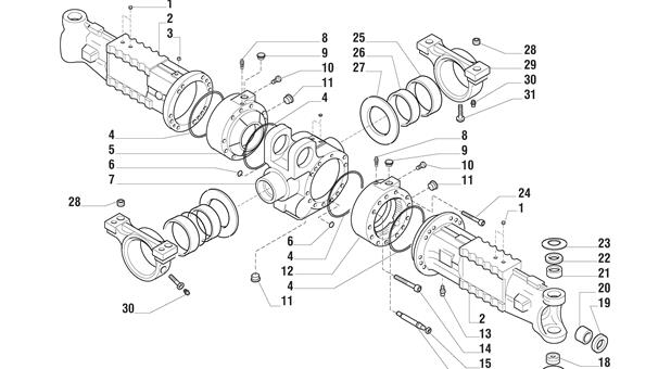 Carraro Axle Drawing for 144168, page 3