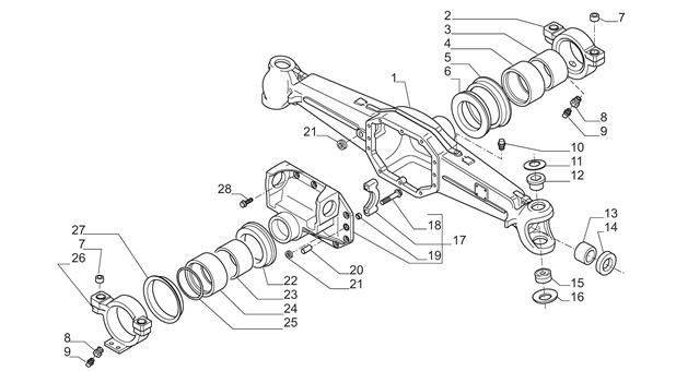 Carraro Axle Drawing for 144464, page 3