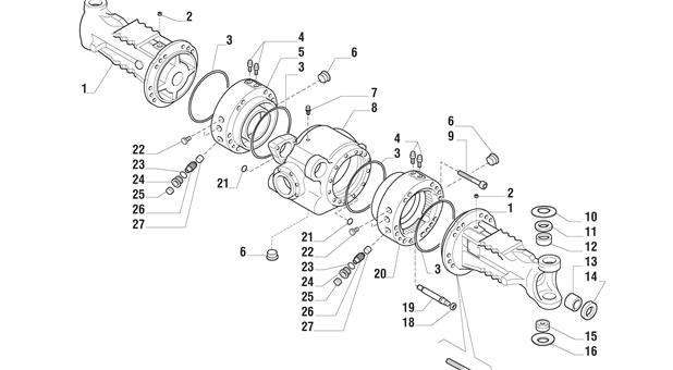 Carraro Axle Drawing for 144520, page 3