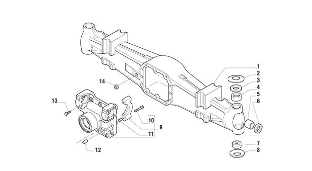 Carraro Axle Drawing for 144609, page 3