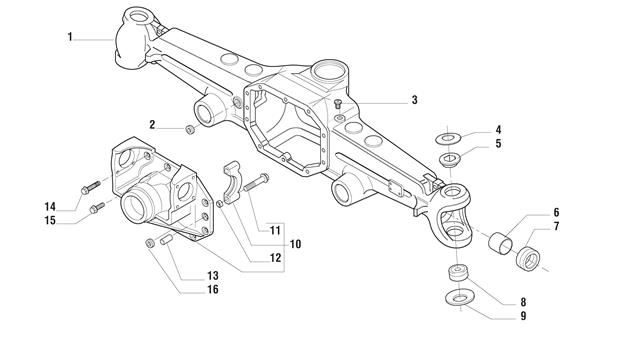 Carraro Axle Drawing for 144611, page 3