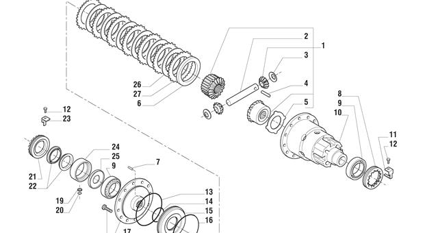 Carraro Axle Drawing for 144611, page 8