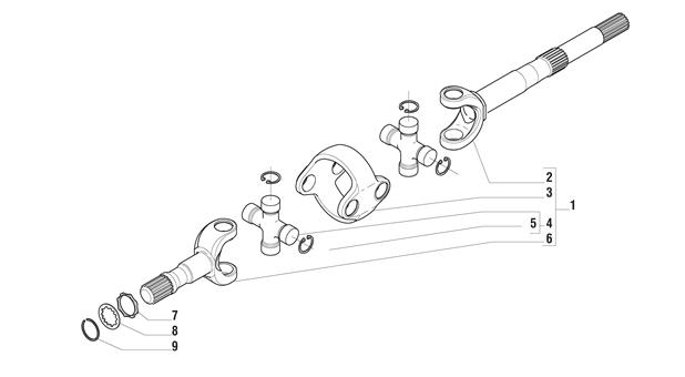 Carraro Axle Drawing for 144613, page 9
