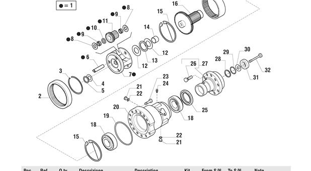 Carraro Axle Drawing for 144653, page 6