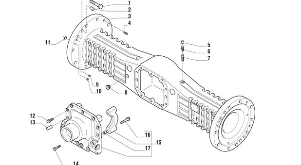 Carraro Axle Drawing for 144947, page 3