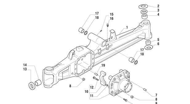 Carraro Axle Drawing for 145005, page 3