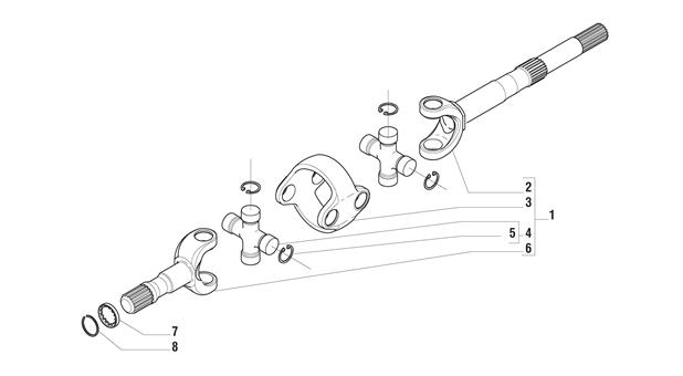 Carraro Axle Drawing for 145108, page 7